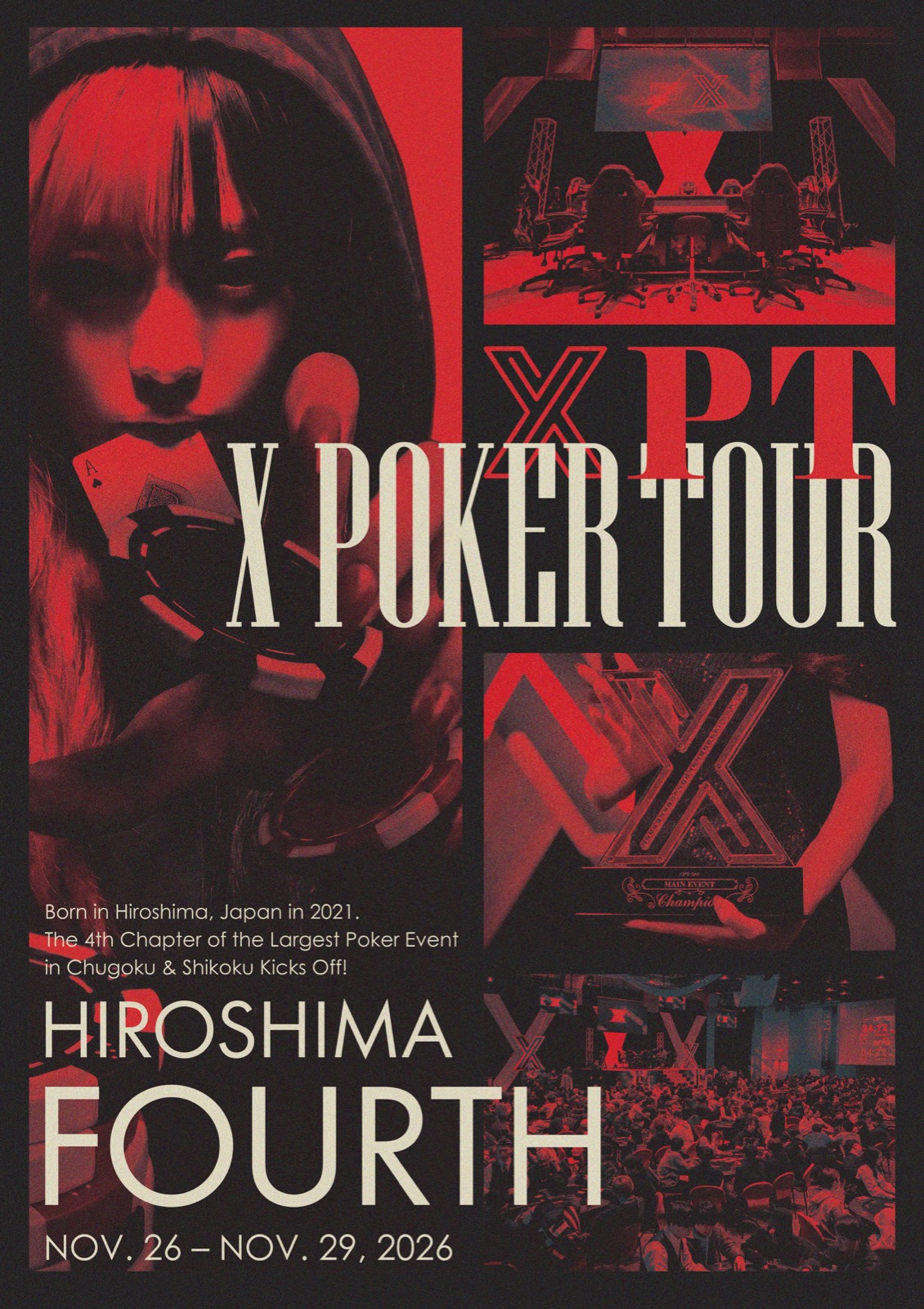 XPT HIROSHIMA FOURTH ポスター NOV.26–NOV.29, 2026